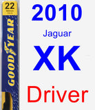 Driver Wiper Blade for 2010 Jaguar XK - Premium