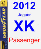 Passenger Wiper Blade for 2012 Jaguar XK - Premium