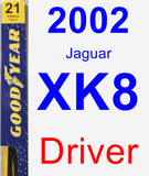 Driver Wiper Blade for 2002 Jaguar XK8 - Premium