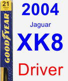 Driver Wiper Blade for 2004 Jaguar XK8 - Premium