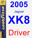 Driver Wiper Blade for 2005 Jaguar XK8 - Premium