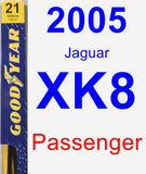 Passenger Wiper Blade for 2005 Jaguar XK8 - Premium