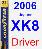 Driver Wiper Blade for 2006 Jaguar XK8 - Premium