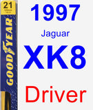 Driver Wiper Blade for 1997 Jaguar XK8 - Premium