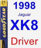 Driver Wiper Blade for 1998 Jaguar XK8 - Premium