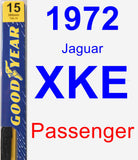 Passenger Wiper Blade for 1972 Jaguar XKE - Premium