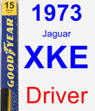 Driver Wiper Blade for 1973 Jaguar XKE - Premium