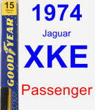 Passenger Wiper Blade for 1974 Jaguar XKE - Premium