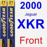 Front Wiper Blade Pack for 2000 Jaguar XKR - Premium