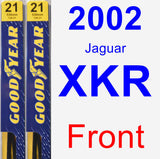 Front Wiper Blade Pack for 2002 Jaguar XKR - Premium