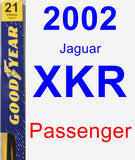 Passenger Wiper Blade for 2002 Jaguar XKR - Premium