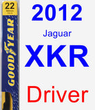 Driver Wiper Blade for 2012 Jaguar XKR - Premium