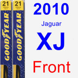 Front Wiper Blade Pack for 2010 Jaguar XJ - Premium