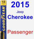 Passenger Wiper Blade for 2015 Jeep Cherokee - Premium