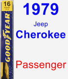 Passenger Wiper Blade for 1979 Jeep Cherokee - Premium