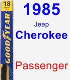 Passenger Wiper Blade for 1985 Jeep Cherokee - Premium