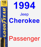 Passenger Wiper Blade for 1994 Jeep Cherokee - Premium