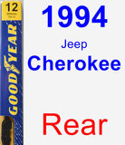 Rear Wiper Blade for 1994 Jeep Cherokee - Premium