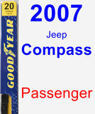 Passenger Wiper Blade for 2007 Jeep Compass - Premium