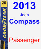 Passenger Wiper Blade for 2013 Jeep Compass - Premium