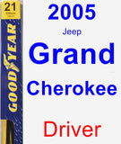 Driver Wiper Blade for 2005 Jeep Grand Cherokee - Premium