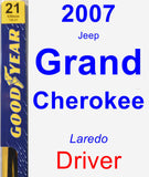 Driver Wiper Blade for 2007 Jeep Grand Cherokee - Premium