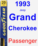 Passenger Wiper Blade for 1993 Jeep Grand Cherokee - Premium