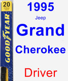 Driver Wiper Blade for 1995 Jeep Grand Cherokee - Premium