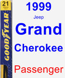 Passenger Wiper Blade for 1999 Jeep Grand Cherokee - Premium