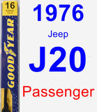 Passenger Wiper Blade for 1976 Jeep J20 - Premium