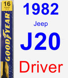 Driver Wiper Blade for 1982 Jeep J20 - Premium