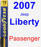 Passenger Wiper Blade for 2007 Jeep Liberty - Premium