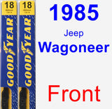 Front Wiper Blade Pack for 1985 Jeep Wagoneer - Premium