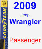 Passenger Wiper Blade for 2009 Jeep Wrangler - Premium