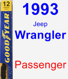 Passenger Wiper Blade for 1993 Jeep Wrangler - Premium