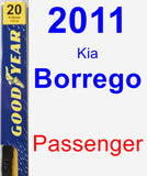 Passenger Wiper Blade for 2011 Kia Borrego - Premium