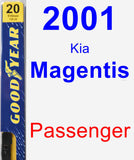 Passenger Wiper Blade for 2001 Kia Magentis - Premium