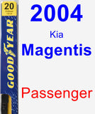 Passenger Wiper Blade for 2004 Kia Magentis - Premium