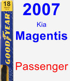 Passenger Wiper Blade for 2007 Kia Magentis - Premium