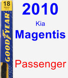 Passenger Wiper Blade for 2010 Kia Magentis - Premium