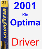 Driver Wiper Blade for 2001 Kia Optima - Premium