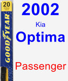 Passenger Wiper Blade for 2002 Kia Optima - Premium