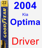 Driver Wiper Blade for 2004 Kia Optima - Premium