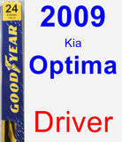 Driver Wiper Blade for 2009 Kia Optima - Premium