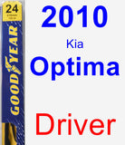 Driver Wiper Blade for 2010 Kia Optima - Premium