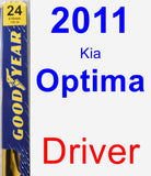 Driver Wiper Blade for 2011 Kia Optima - Premium