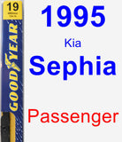 Passenger Wiper Blade for 1995 Kia Sephia - Premium