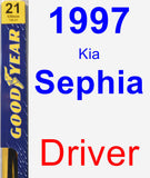 Driver Wiper Blade for 1997 Kia Sephia - Premium