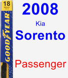 Passenger Wiper Blade for 2008 Kia Sorento - Premium
