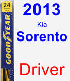 Driver Wiper Blade for 2013 Kia Sorento - Premium